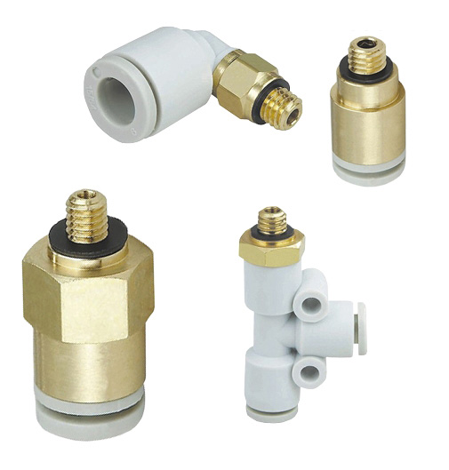 接頭KQ2E16-04A、KQ2H16-04AS、KQ2L16-04AS